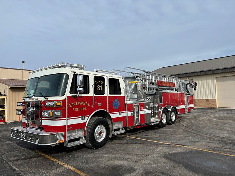 Endwell Fire Department Gets Sutphen SPH 100 Aerial Platform